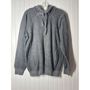 Alo Yoga Hoodie Gray Triblend Unisex Large